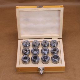 Комплект цанг ER32 (12 шт.) d=3, 4, 5, 6, 8, 10, 12, 14, 15, 16, 18, 20