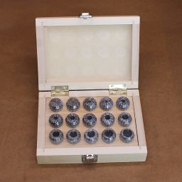 Комплект цанг ER25 (15 шт.) d=2, 3, 4, 5, 6, 7, 8, 9, 10, 11, 12, 13, 14, 15, 16 мм