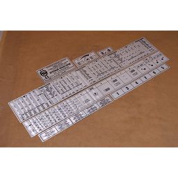 Таблицы (шильдики) 1К62, Красный Пролетарий - новая версия