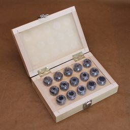 Комплект цанг ER25 (15 шт.) d=2, 3, 4, 5, 6, 7, 8, 9, 10, 11, 12, 13, 14, 15, 16 мм