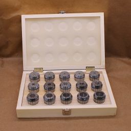 Комплект цанг ER40 (15 шт.) d=3, 4, 5, 6, 8, 10, 12, 14, 15, 16, 18, 20, 22, 24, 26