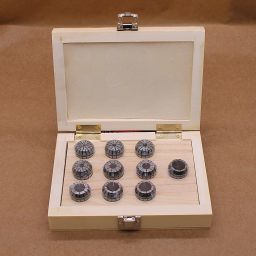 Комплект цанг ER25 (10 шт.) d=3, 4, 5, 6, 8, 10, 12, 14, 15, 16 мм